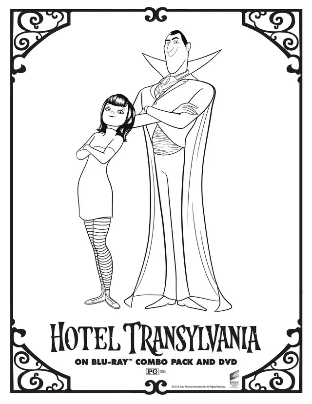 Hotel Transylvania Coloring Pages 20