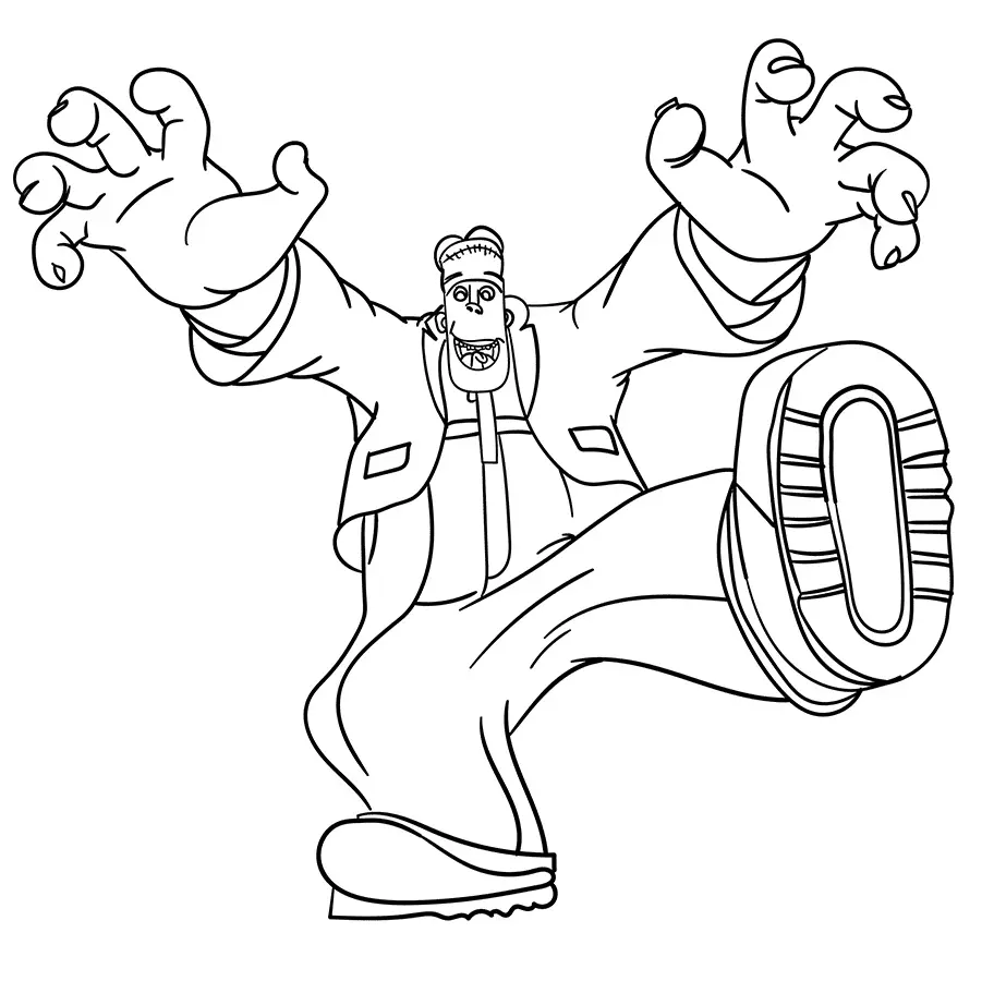 Hotel Transylvania Coloring Pages 24