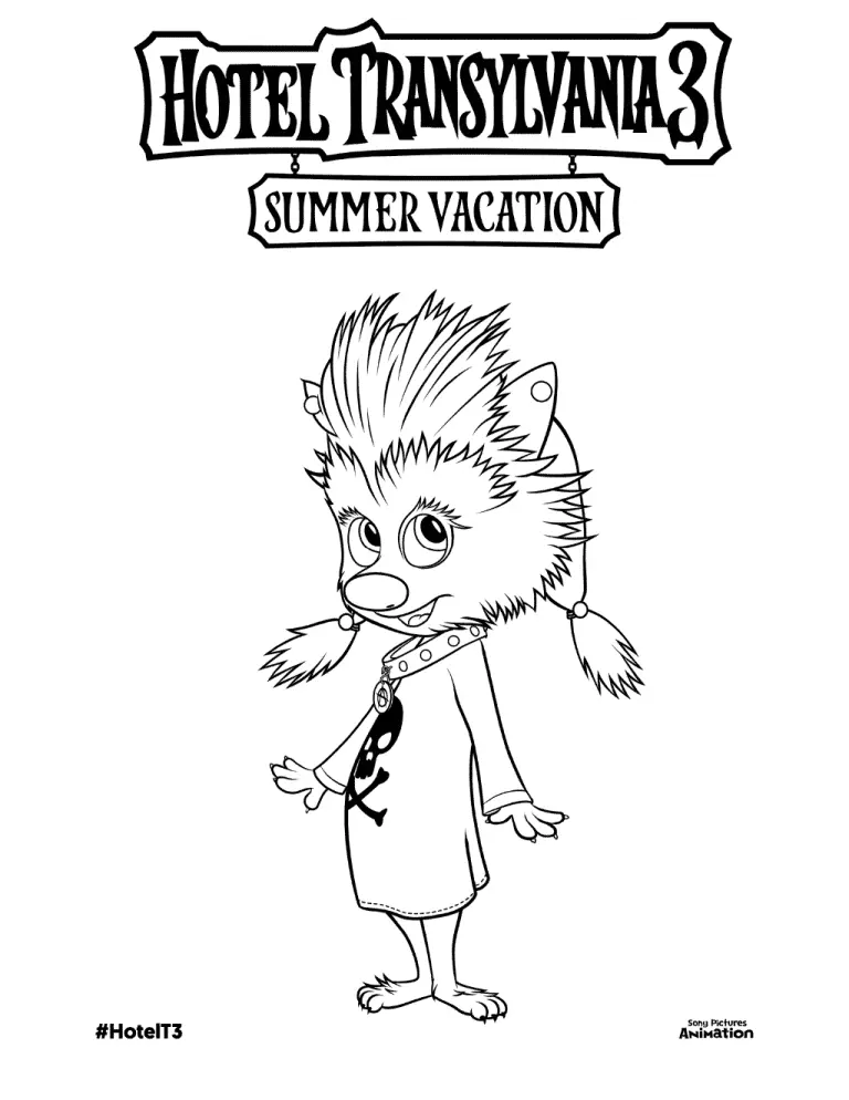 Desenhos de Hotel Transilvania Para Colorir 25