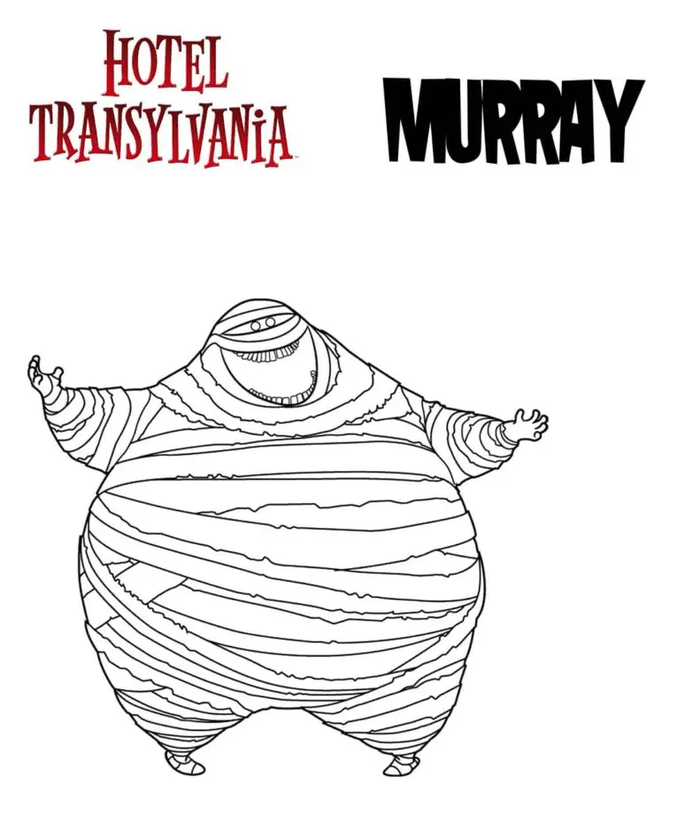 Hotel Transylvania Coloring Pages 26