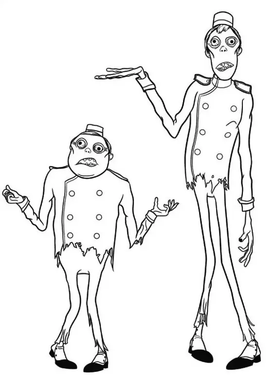 Hotel Transylvania Coloring Pages 28