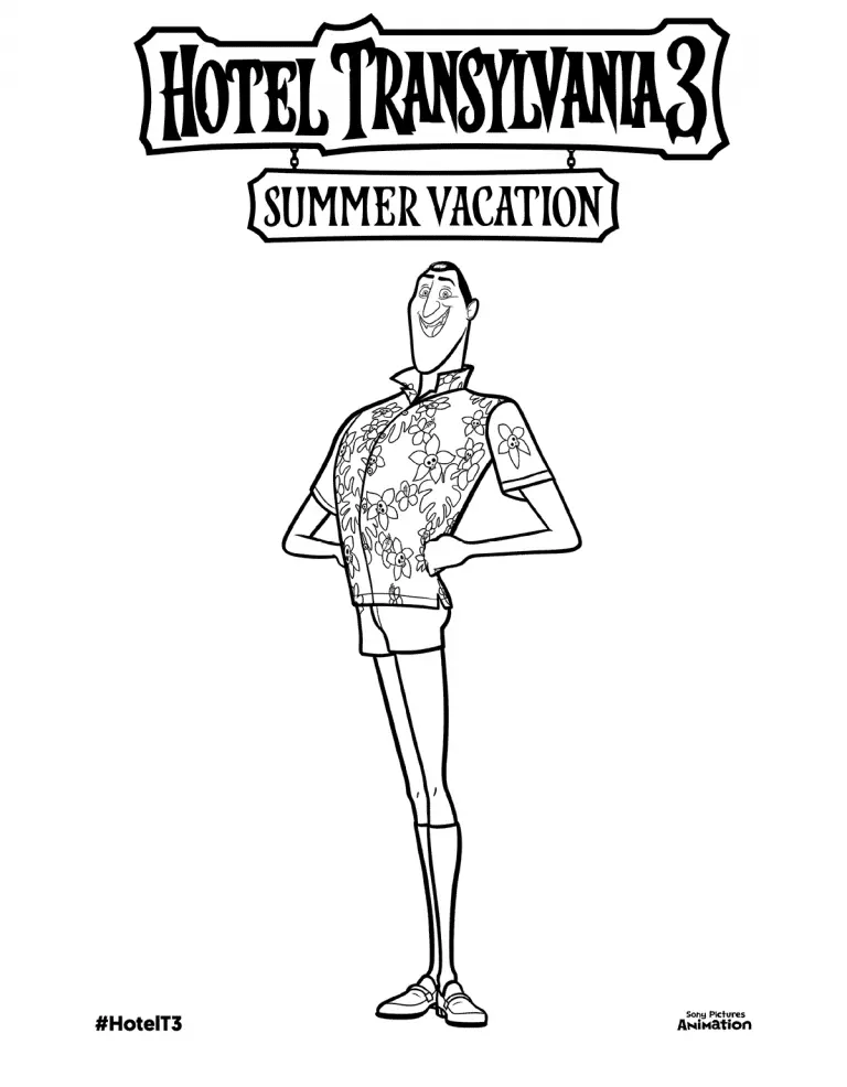 Hotel Transylvania Coloring Pages 41