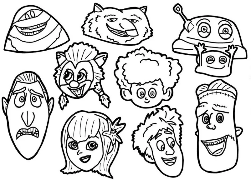 Hotel Transylvania Coloring Pages 5