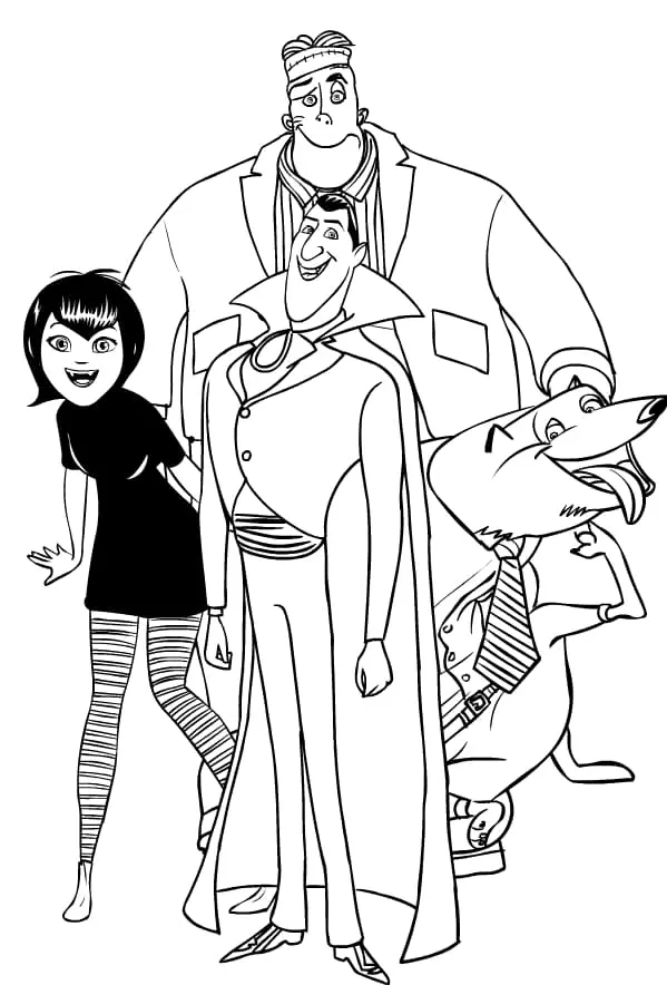Hotel Transylvania Para Colorear 7