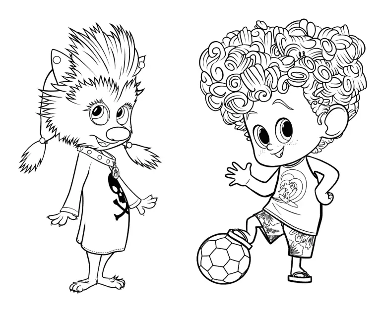 Hotel Transylvania Coloring Pages 9