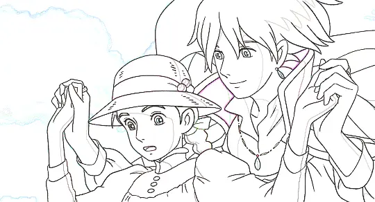 Howl s Moving Castle Coloring Pages 11
