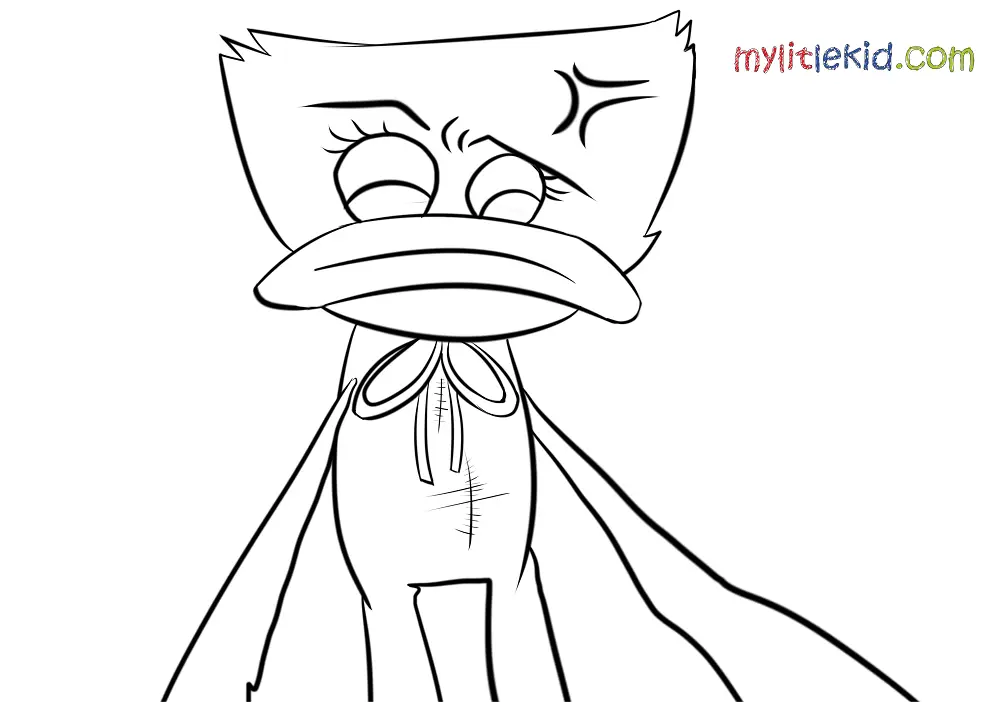 Desenhos de Huggy Wuggy Para Colorir