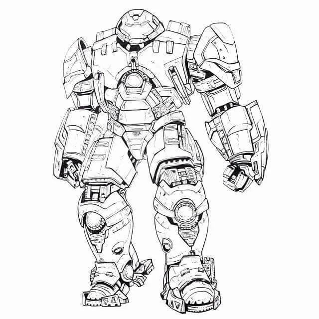 Hulkbuster Coloring Pages 3