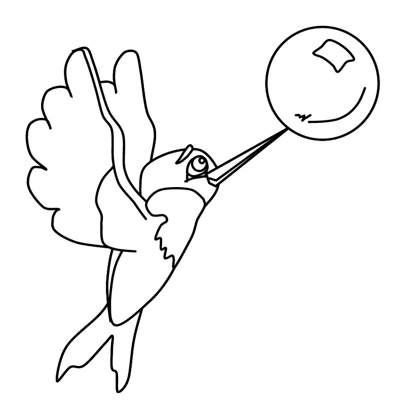Ausmalbilder Kolibri 27