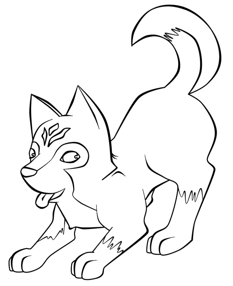 Desenhos de Husky Para Colorir 58