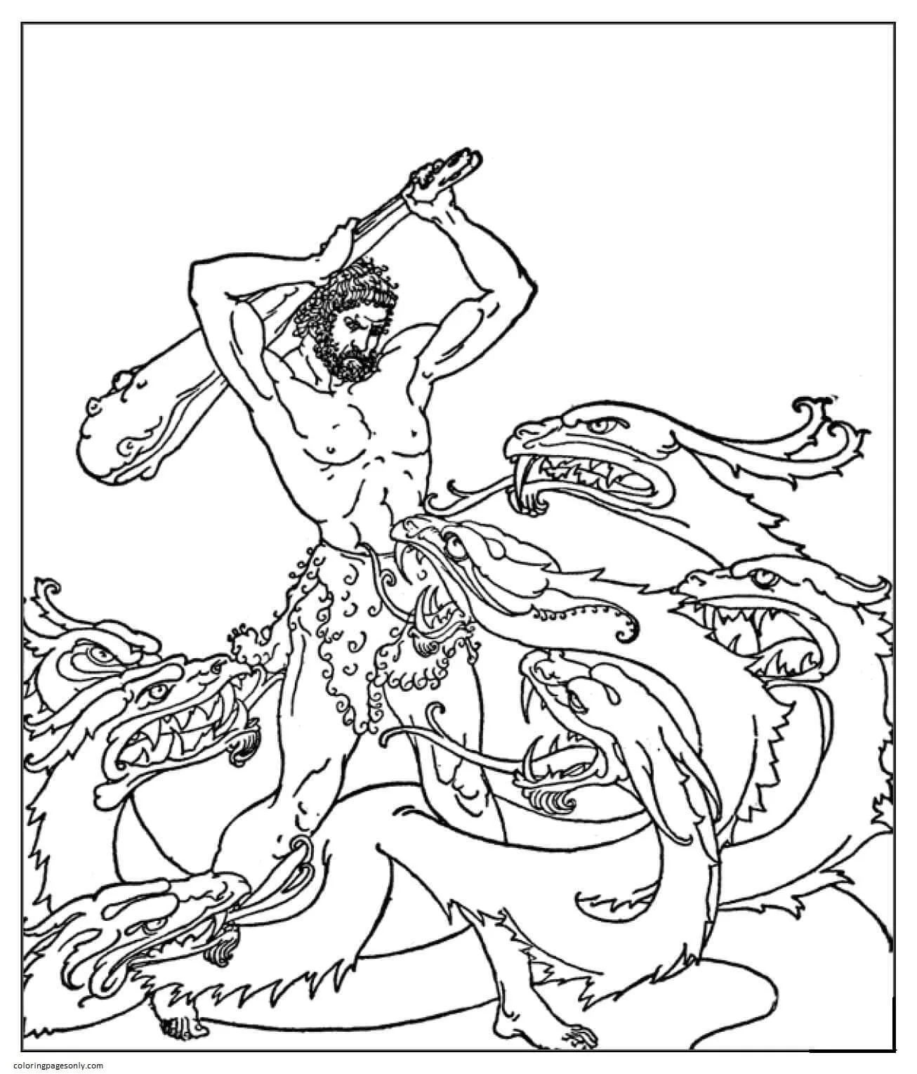 Hydra Ausmalbilder