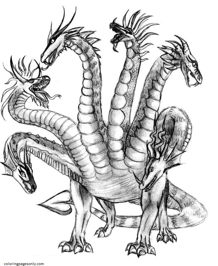 Hydra Coloring Pages 6
