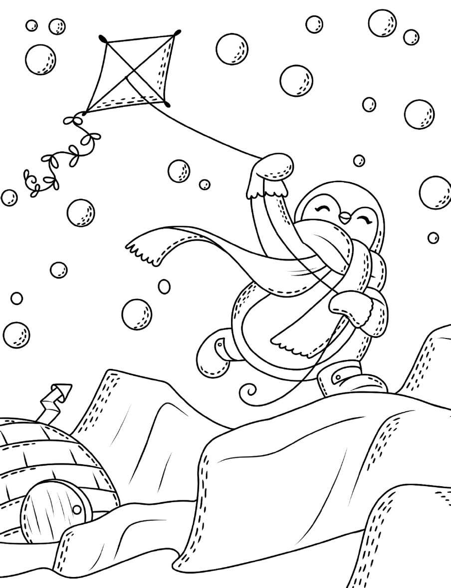 Hygge Scandinavian Coloring Pages 19