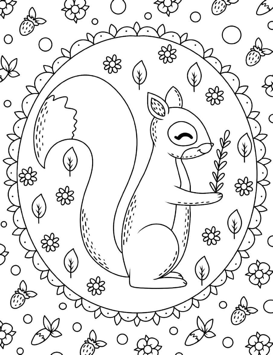 Hygge Scandinavian Coloring Pages 24