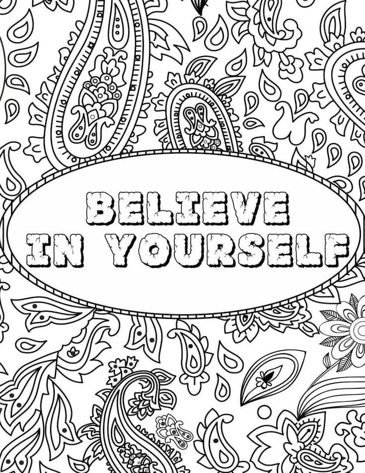 I Am Enough Coloring Pages 10