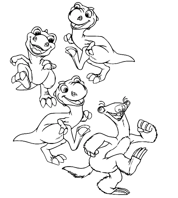 Eiszeit Ausmalbilder 46