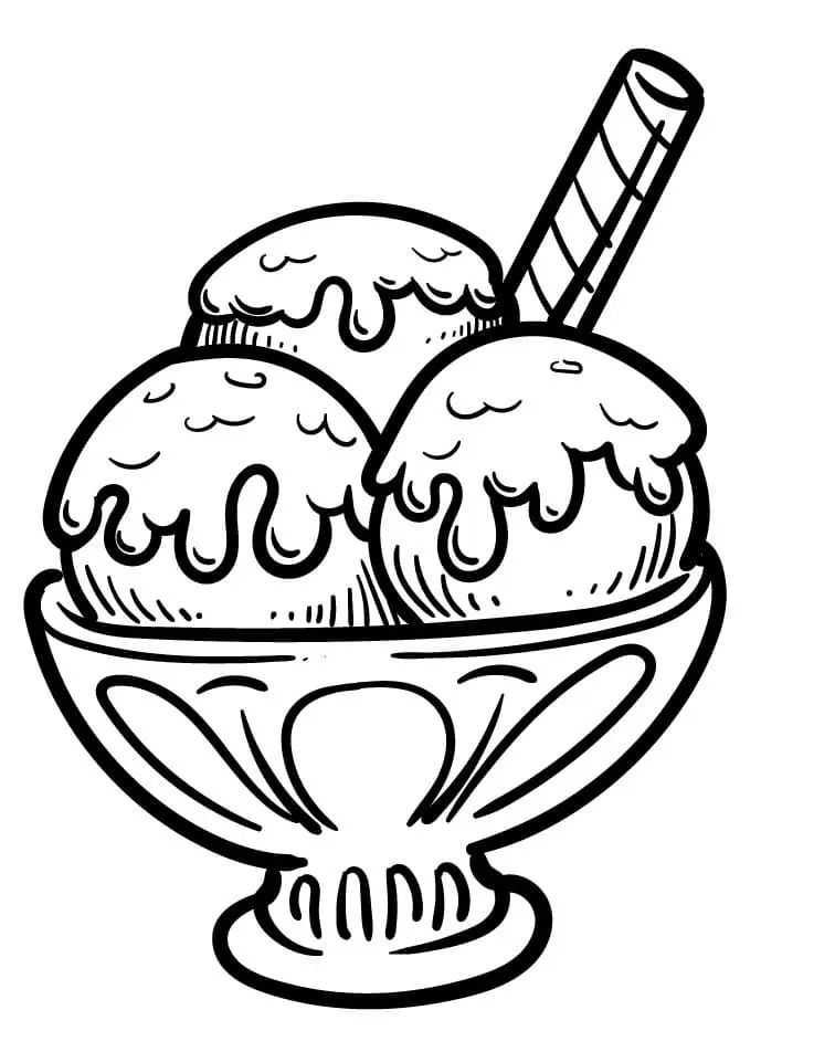 Ice Cream Coloring Pages 20