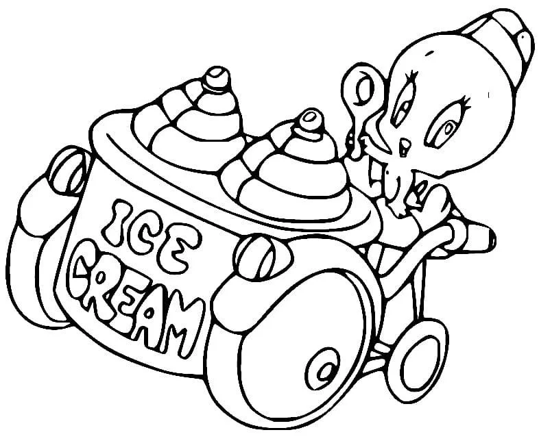 Eiswagen Ausmalbilder 16