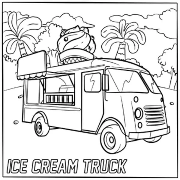 Ice Cream Truck Coloring Pages 66
