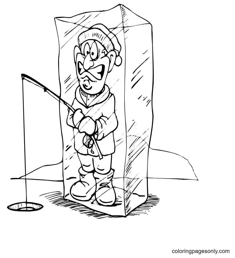 Desenhos de Cubos de Gelo Para Colorir 14