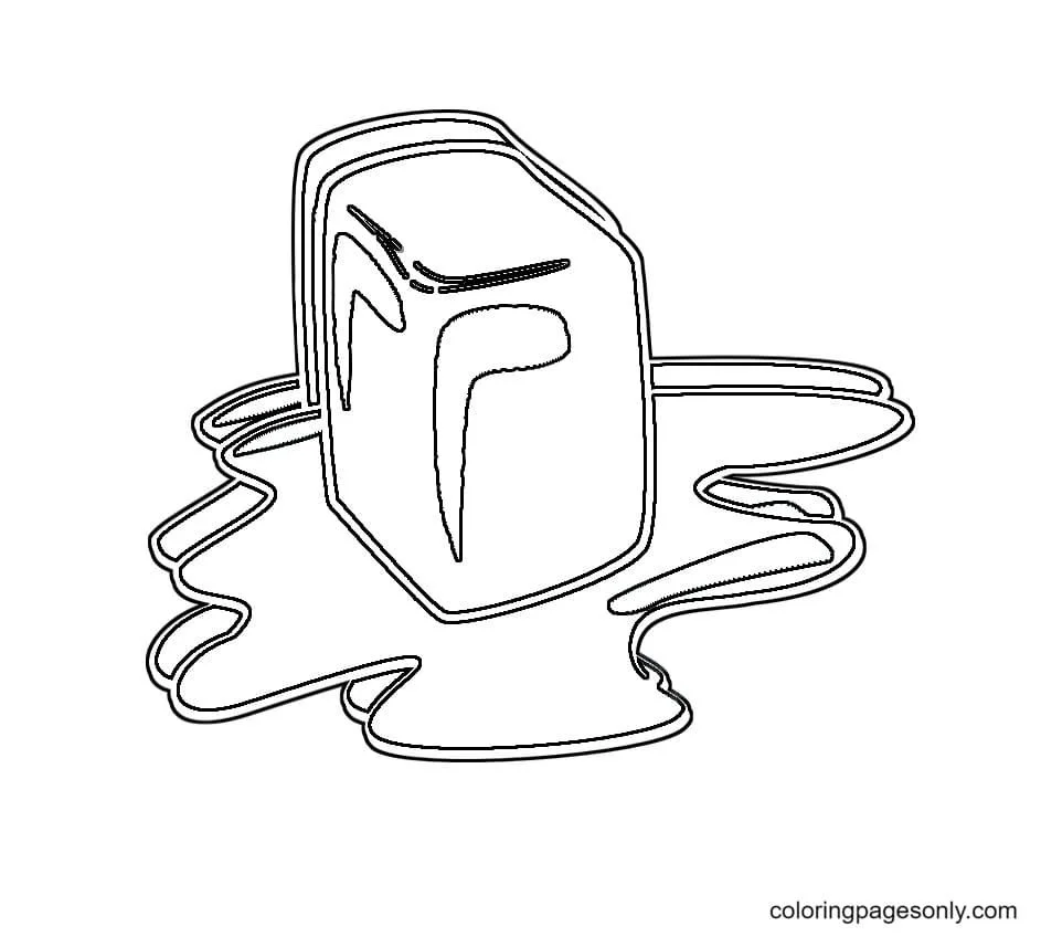 Desenhos de Cubos de Gelo Para Colorir 18