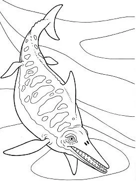 Ichthyosaur Coloring Pages 3