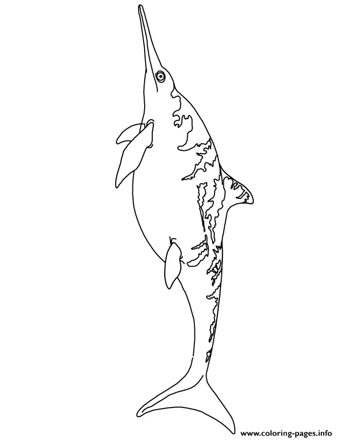 Ichthyosaur Coloring Pages 5