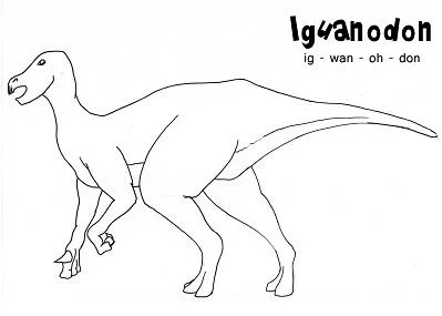 Iguanodon Coloring Pages 3