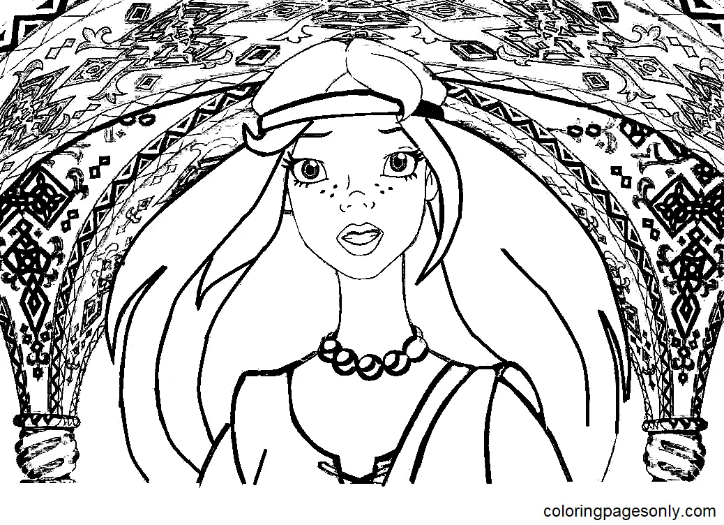 Ilya Muromets i Solovey Razboynik Coloring Pages 8