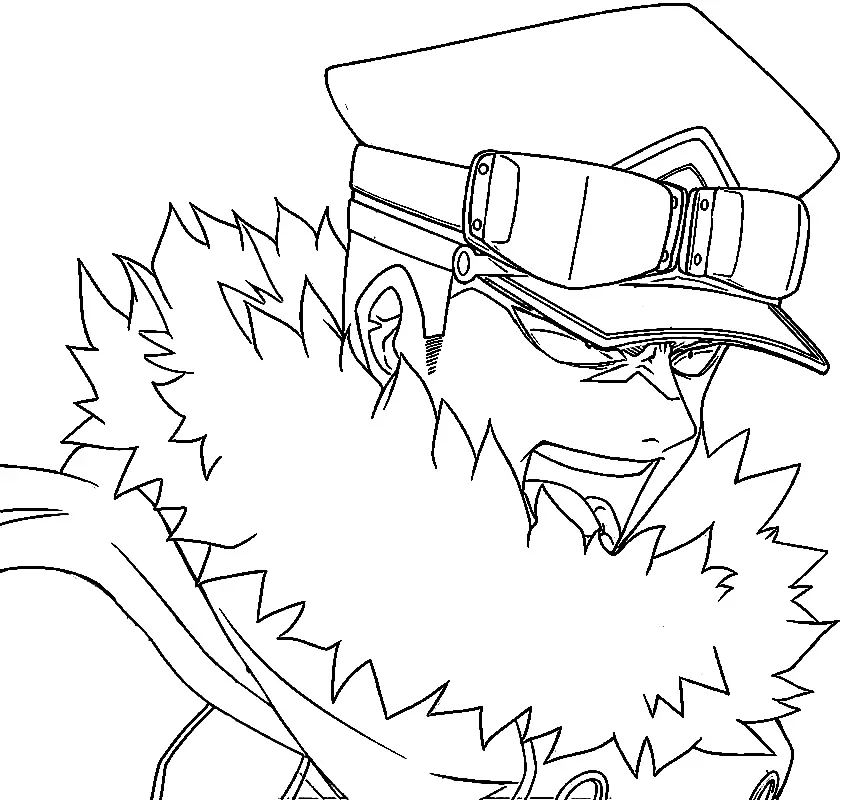 Inasa Yoarashi Ausmalbilder