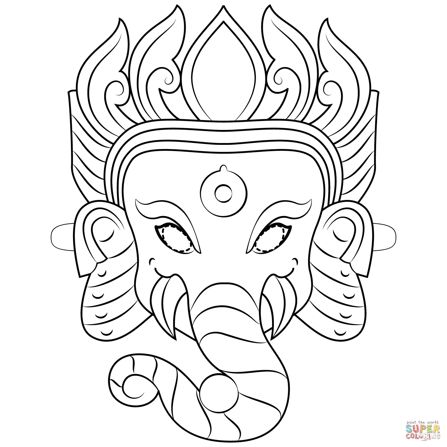 India coloring pages 32
