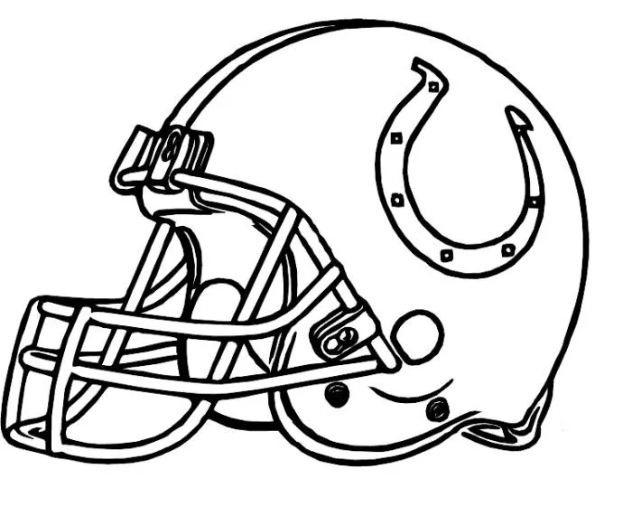 Indianapolis Colts Ausmalbilder 1