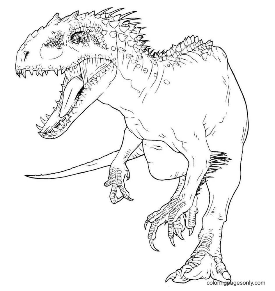 Desenhos de Indominus Para Colorir 1