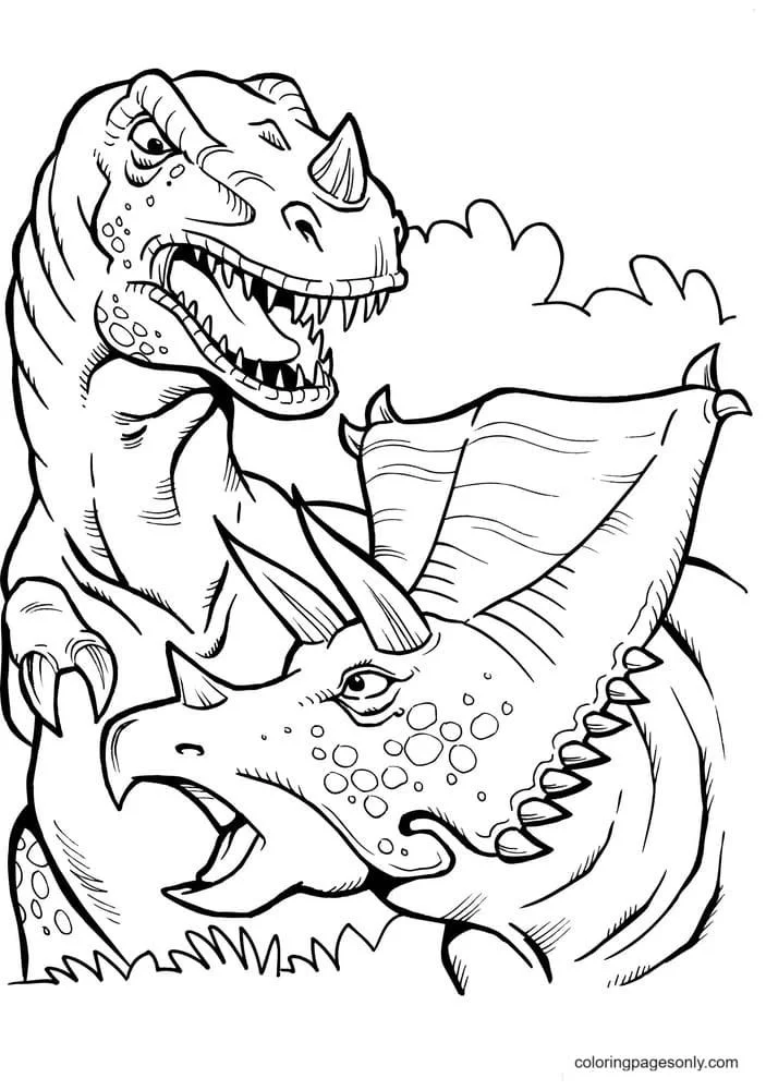 Indominus Para Colorear 7