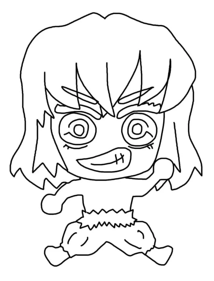 Inosuke Coloring Pages 1