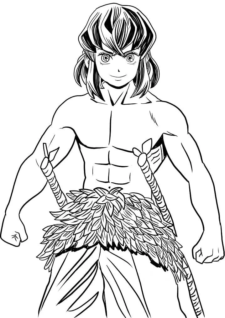 Inosuke Ausmalbilder 16