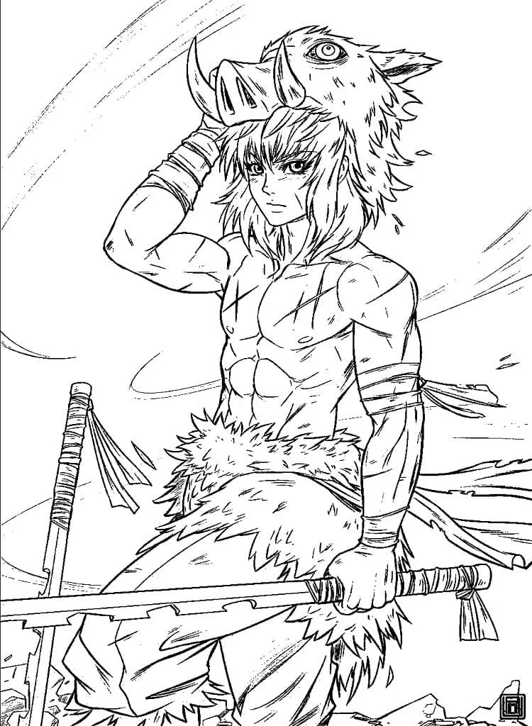 Inosuke Ausmalbilder 20