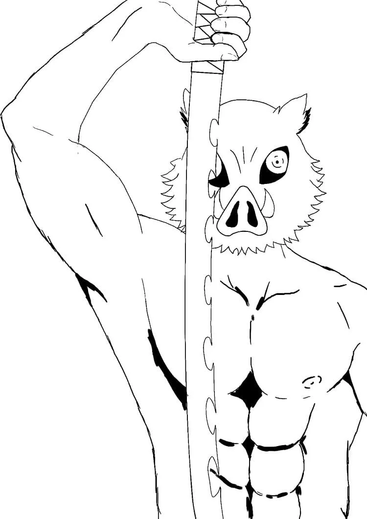Inosuke Ausmalbilder 21