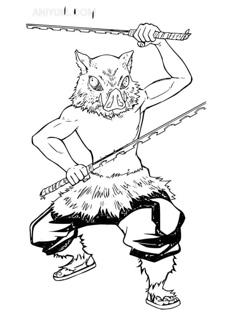 Inosuke Ausmalbilder 23