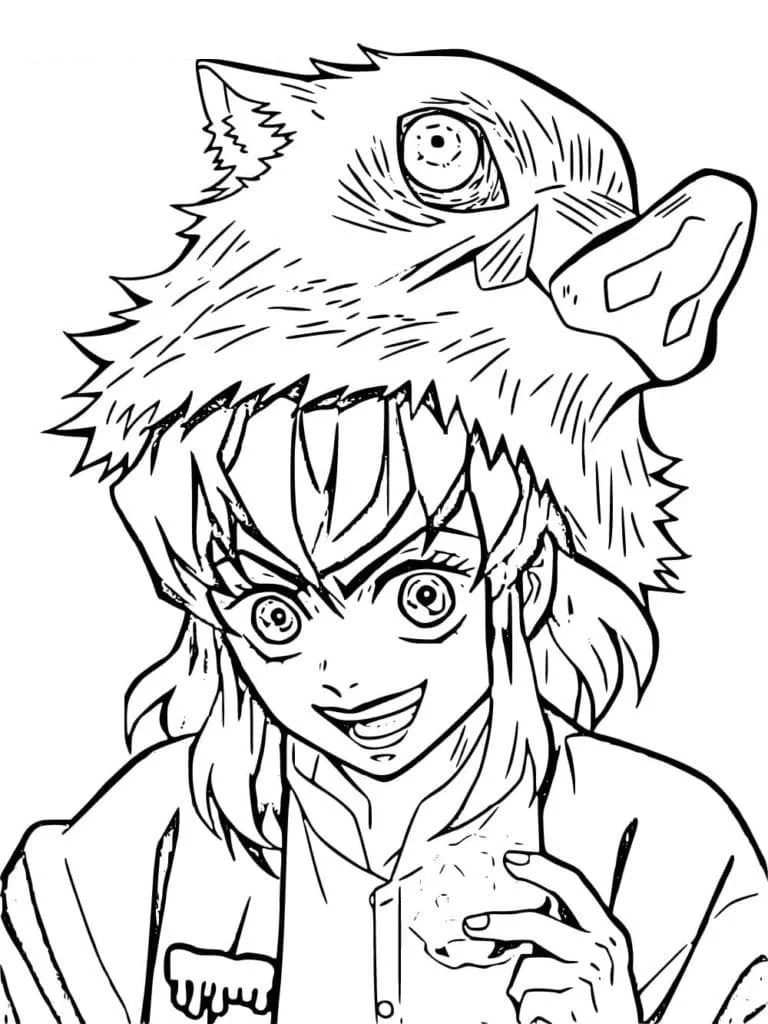 Inosuke Coloring Pages 39