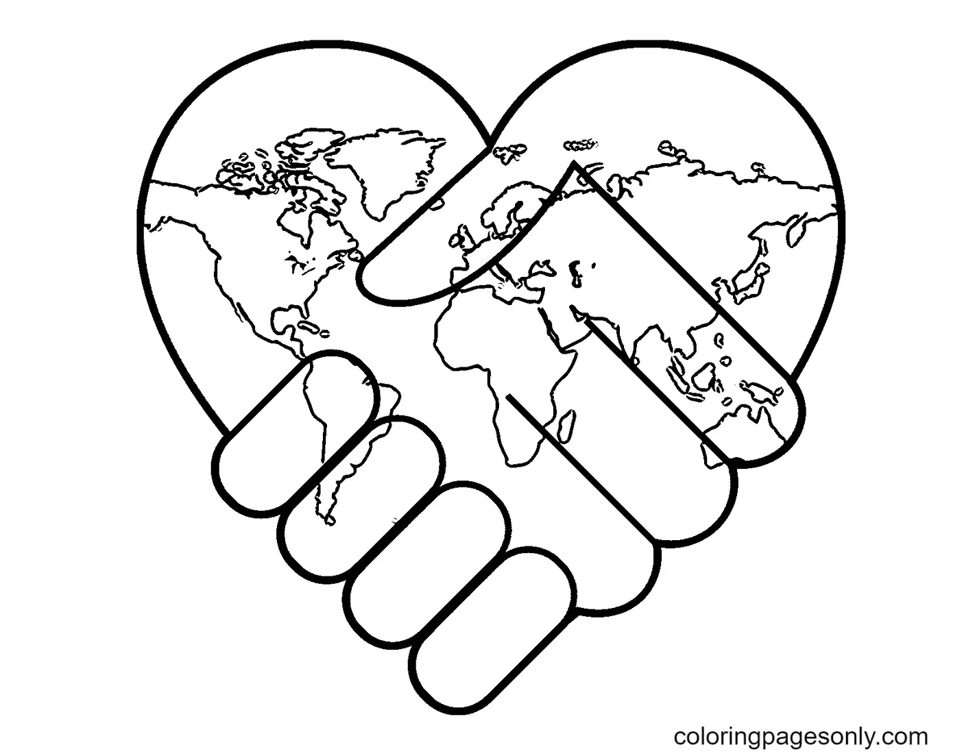 Desenhos de Dia Internacional Da Paz Para Colorir 1