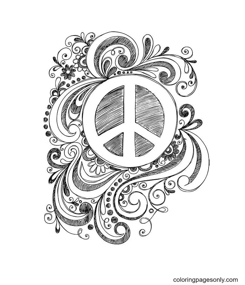 Desenhos de Dia Internacional Da Paz Para Colorir 12