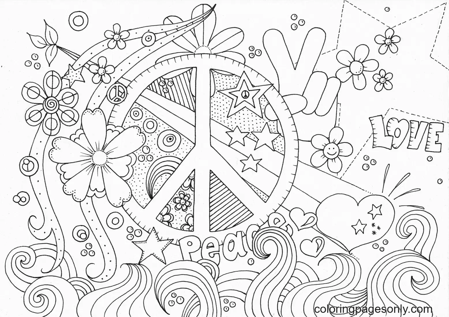 Desenhos de Dia Internacional Da Paz Para Colorir 13