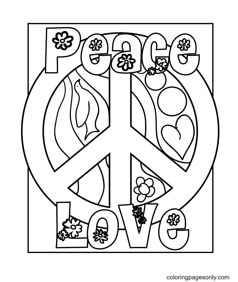 Desenhos de Dia Internacional Da Paz Para Colorir 15