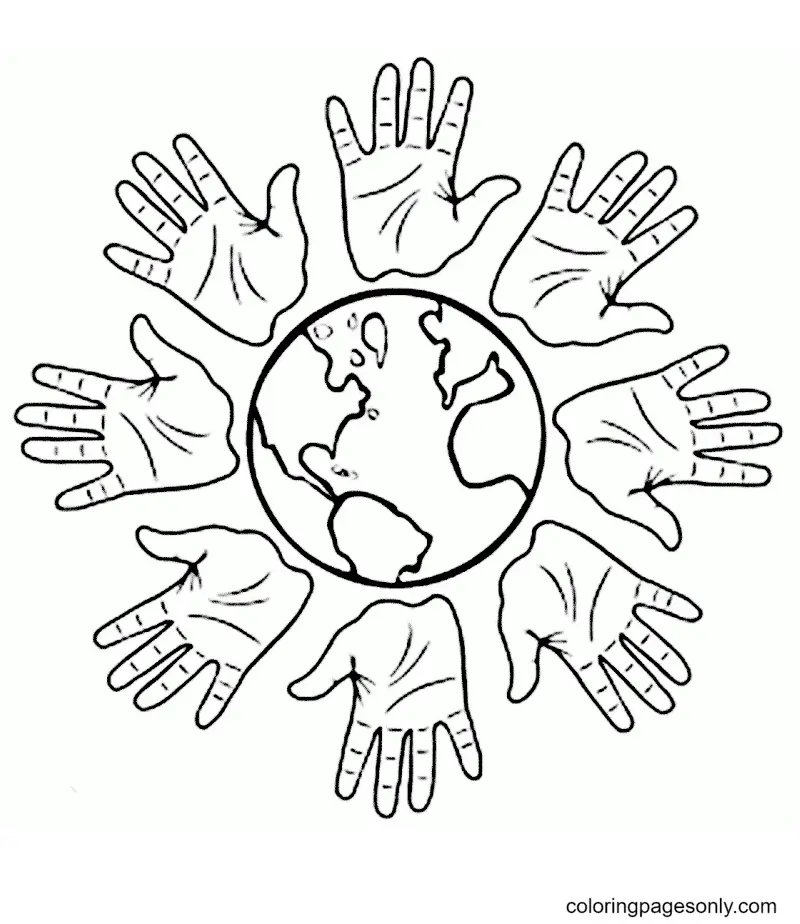 International Day of Peace Coloring Pages 3