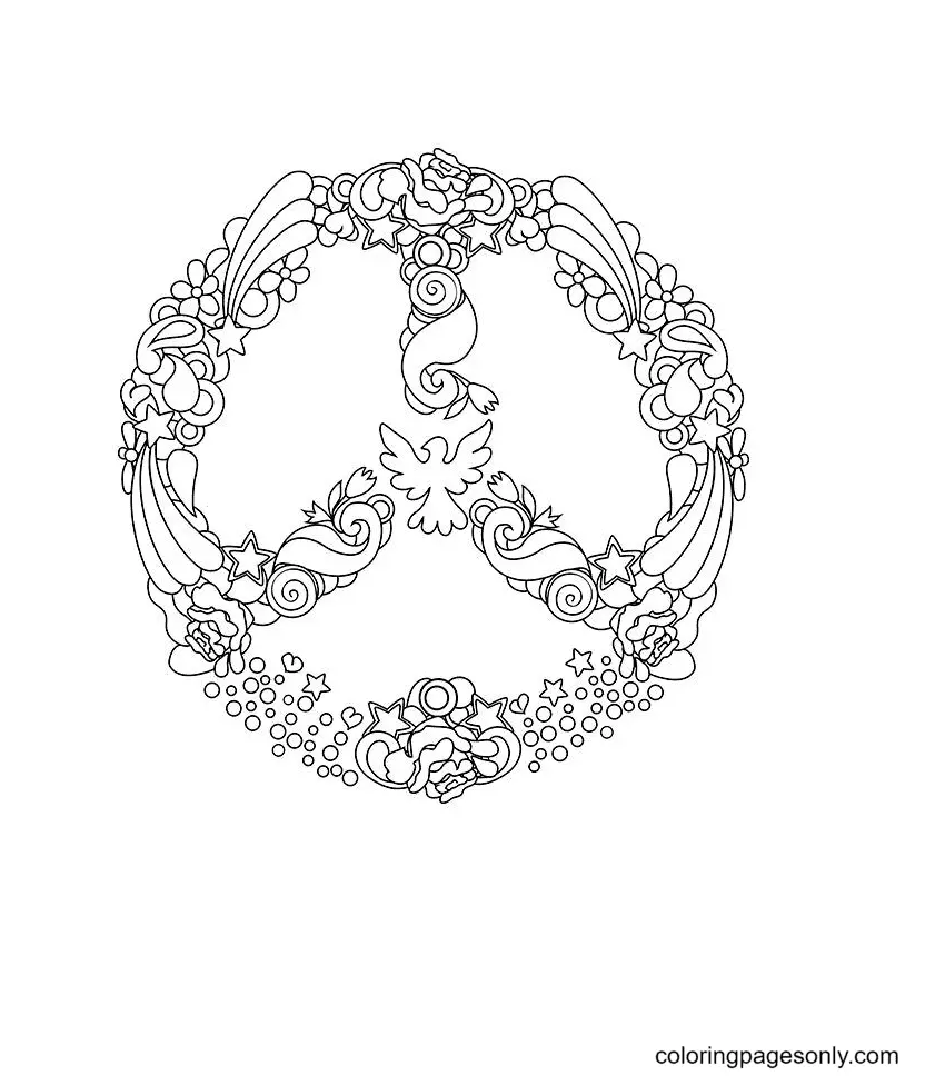 Desenhos de Dia Internacional Da Paz Para Colorir 32