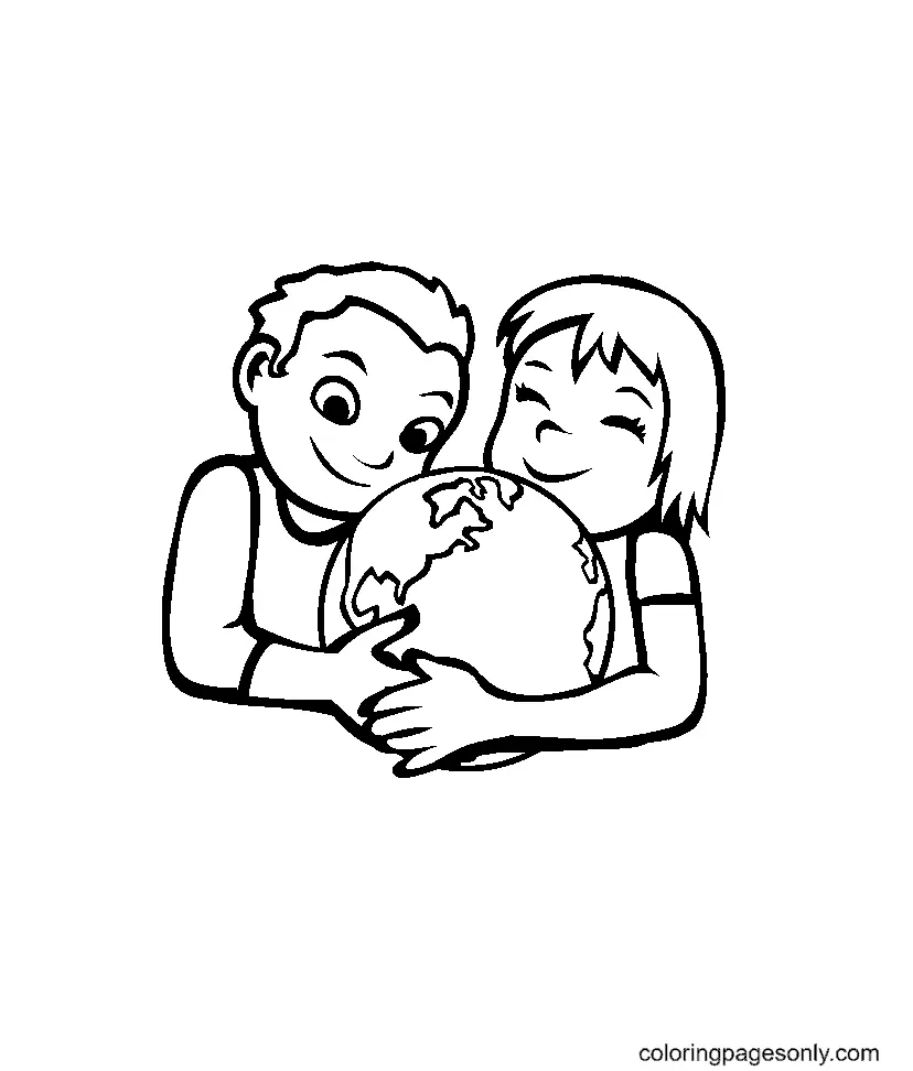 Desenhos de Dia Internacional Da Paz Para Colorir 34