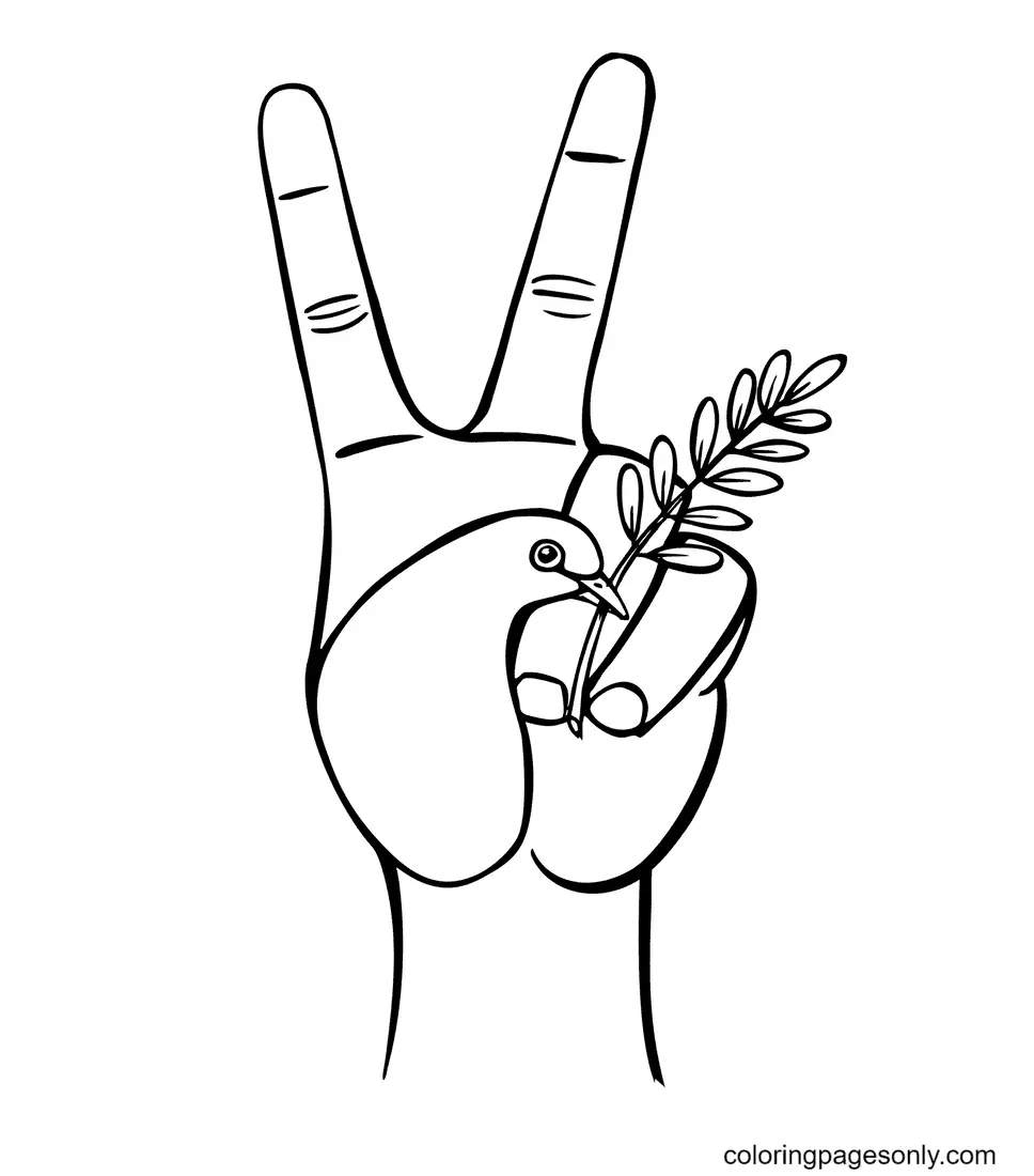 Desenhos de Dia Internacional Da Paz Para Colorir 45