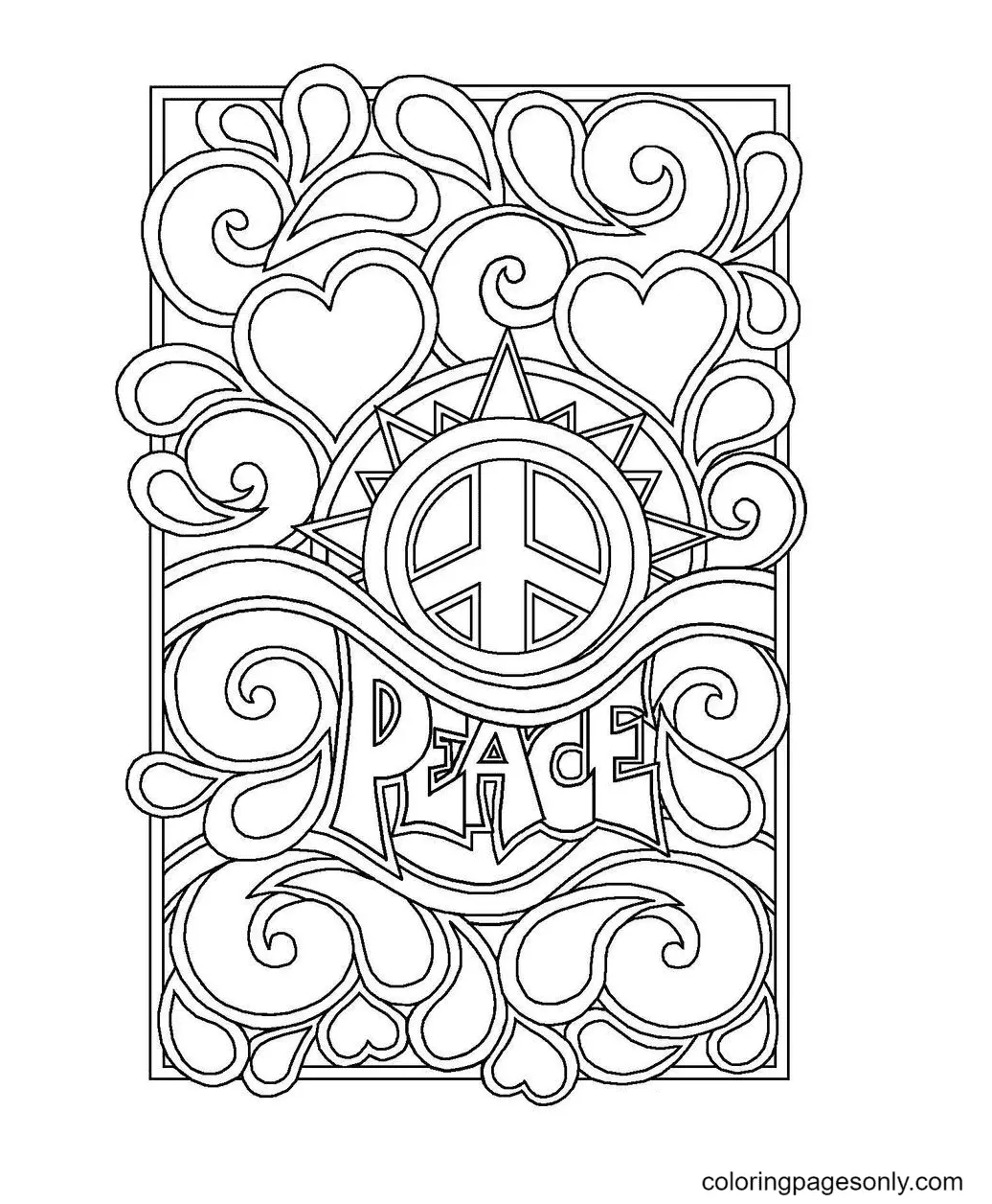 Desenhos de Dia Internacional Da Paz Para Colorir 8