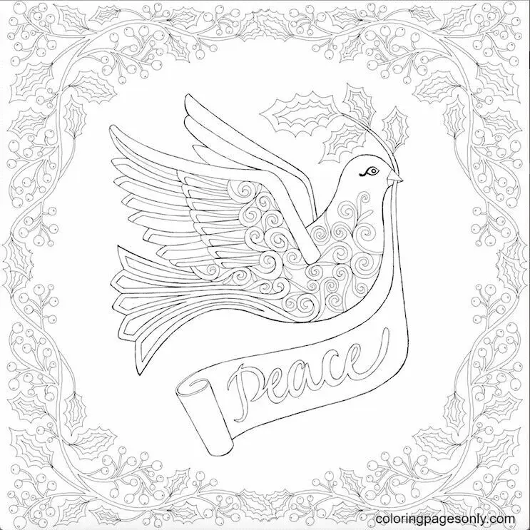Desenhos de Dia Internacional Da Paz Para Colorir 9